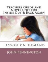 Teachers Guide and Novel Unit for Inside Out & Back Again