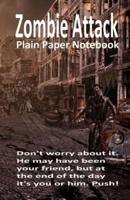 Zombie Notebook Plain Paper