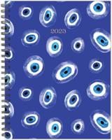 Turkish Blue Eye Dot 2023 2023 6.5 X 8.5 Softcover Weekly Planner