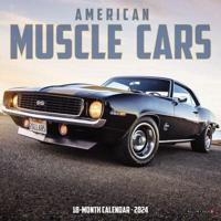 American Muscle Cars 2024 7 X 7 Mini Wall Calendar