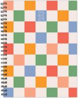 Retro Checkers Academic 2023-24 6.5 X 8.5 Softcover Weekly Planner