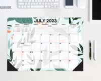 Botanical Bliss 2023-24 Academic 17 X 12 Small Monthly Deskpad
