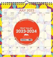 Fruit Salad 2023-24 Academic 12 X 12 Spiral Wall Calendar