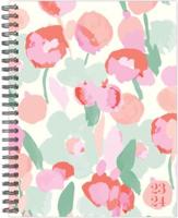 Painted Blossoms Academic 2023-24 8.5 X 11 Softcover Weekly Planner