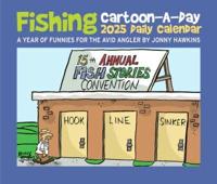 2025 Fishing Cartoon-A-Day by Jonny Hawkins Box Calendar