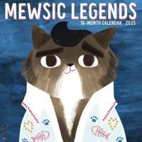 2025 Mewsic Legends Wall Calendar