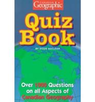 Canadian Geographic Quiz Book