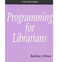 Programming for Librarians