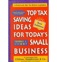 Top Tax Saving Ideas for Today's Small Business