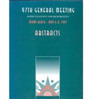 Abstracts of the 97th General Meeting of the American Society for Microbiology