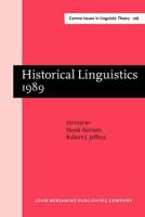 Historical Linguistics 1989