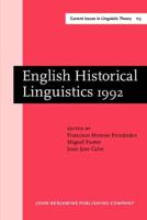 English Historical Linguistics 1992