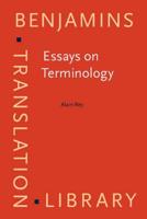 Essays on Terminology