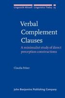 Verbal Complement Clauses