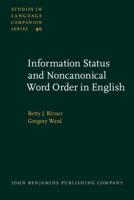 Information Status and Noncanonical Word Order in English
