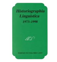Historiographia Linguistica, 1973-1998