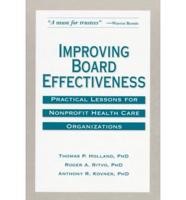 Improving Board Effectiveness
