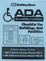 Americans With Disabilities Act Accessibility Guidelines