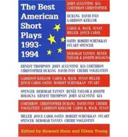 Best American Short Plays 1993-1994