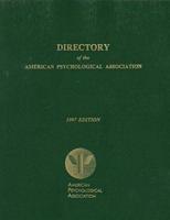 Directory of the American Psychological Association 1997 Edition