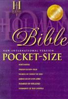 Bible New International Version Pocket Buttonsnap Black Imitation Leather