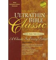 New International Version Ultra Thin Bible: Classic Edition Burgundy