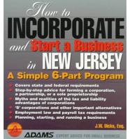 How to Incorporate and Start a Business in New Jersey