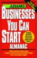 The Adams Businesses You Can Start Almanac