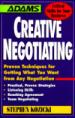 Creative Negotiating