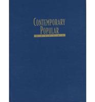 Contemporary Popular Writers