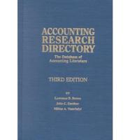 Accounting Research Directory