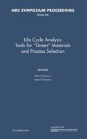 Life-Cycle Analysis Tools for "Green" Materials and Process Selection