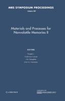Materials and Processes for Nonvolatile Memories II