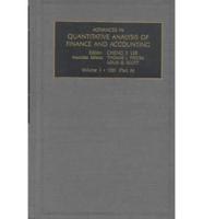 Advances in Quantitative Analysis of Finance and Accounting, Part A