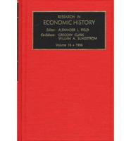Research in Economic History. Vol. 16