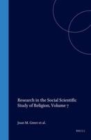 Research in the Social Scientific Study of Religion. Vol. 7