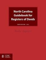 North Carolina Guidebook for Registers of Deeds