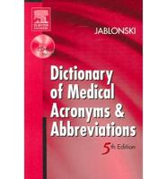 Dictionary of Medical Acronyms & Abbreviations, Textbook, CD-ROM and PDA Package