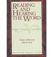 Reading and Hearing the Word from Text to Sermon