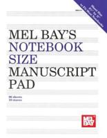Notebook-Size Manuscript Pad 10-Stave