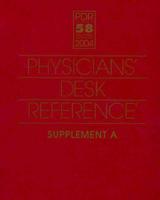 Physicians' Desk Reference Supplements 2004