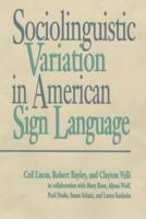 Sociolinguistic Variation in American Sign Language