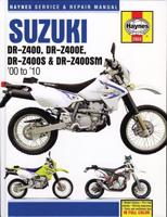 Suzuki DR-Z400, DR-Z400E, DR-Z400S & DR-Z400SM Service and Repair Manual