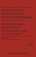 Production and Neutralization of Negative Ions and Beams