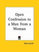 Open Confession to a Man from a Woman (1925)