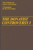 The Donatist Controversy. I