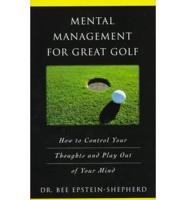 Mental Management for Golf