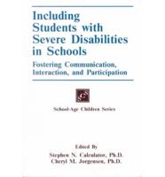 Including Students With Severe Disabilities in Schools