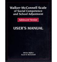 The Walker-McConnell Scale of Social Competence and School Adjustment