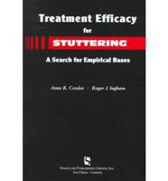 Treatment Efficacy for Stuttering